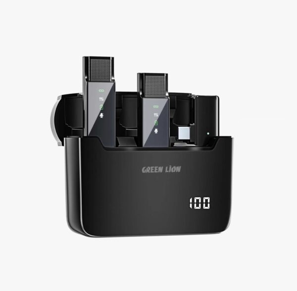 میکروفن یقه‌ای Green Lion مدل 2 در 1 DIGITAL DISPLAY Microphone