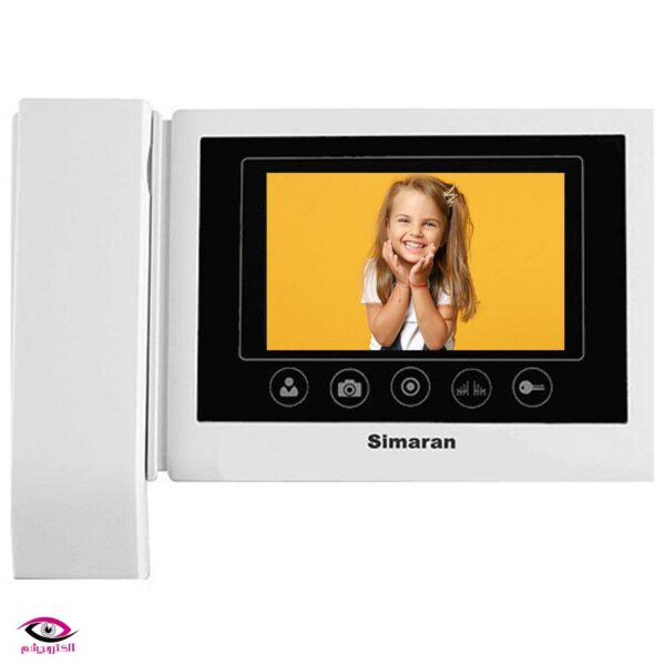 مانیتور 4.3 اینچ سیماران مدل 43TKMW حافظه دار WIFI