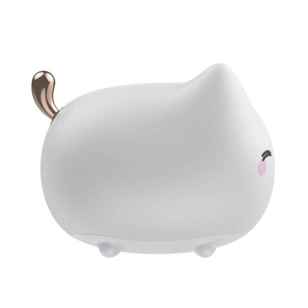چراغ خواب کودک طرح گربه باسئوس Baseus Cute Cat Silicone Night Light A02