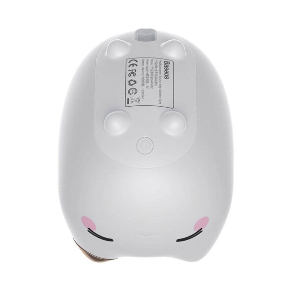 چراغ خواب کودک طرح گربه باسئوس Baseus Cute Cat Silicone Night Light A02