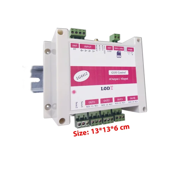 کنترل پیامکی ریموتی 4 کاناله تایمردار LG4422M