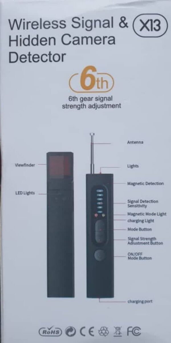 فرکانس یاب Wireless Signal and Hidden Camera Detector
