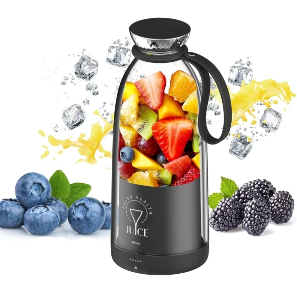 مخلوط کن قابل حمل مدل Fresh Juice Bottle Blender F500 با ظرفیت 500ML