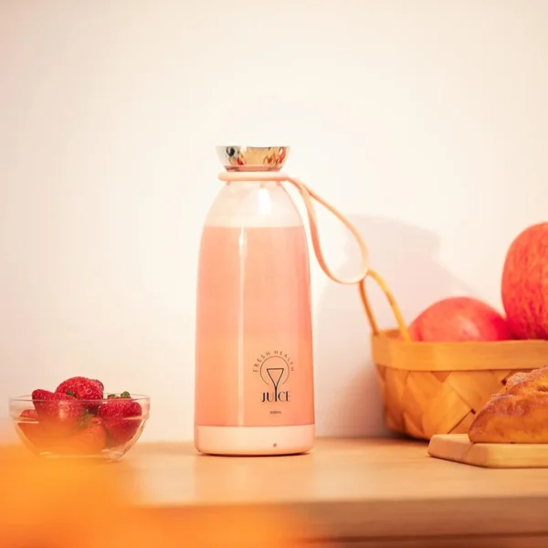 مخلوط کن قابل حمل مدل Fresh Juice Bottle Blender F500 با ظرفیت 500ML