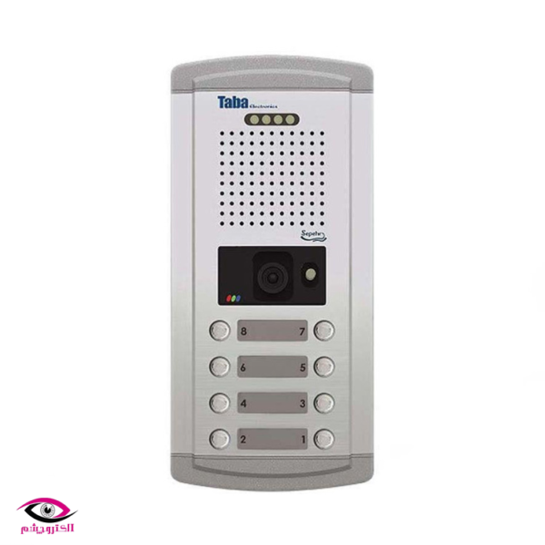 پنل آیفون تصویری تابا ثمین 1820 - هشت واحدی