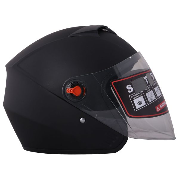 کلاه کاسکت بدون فک برند tsp مدل mb-31 مشکی براق