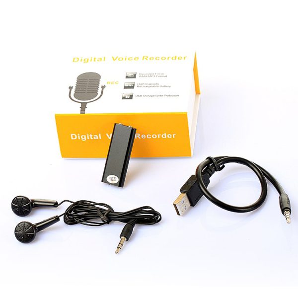 دستگاه ضبط صدا مینیاتوری 8 گیگ مدل OEM SK892 (مینی ضبط صوت خبرنگاری)