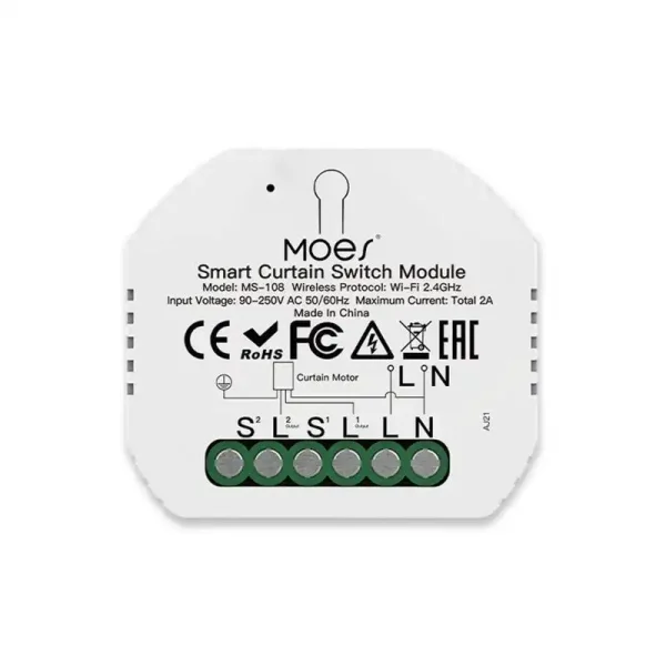 ماژول پرده برقی هوشمند MOES مدل MS-108
