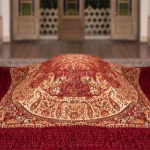 لحاف کرسی دست دوز ترمه طرح شاهسوند