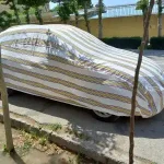 چادر ماشین نخی پشت کرکی