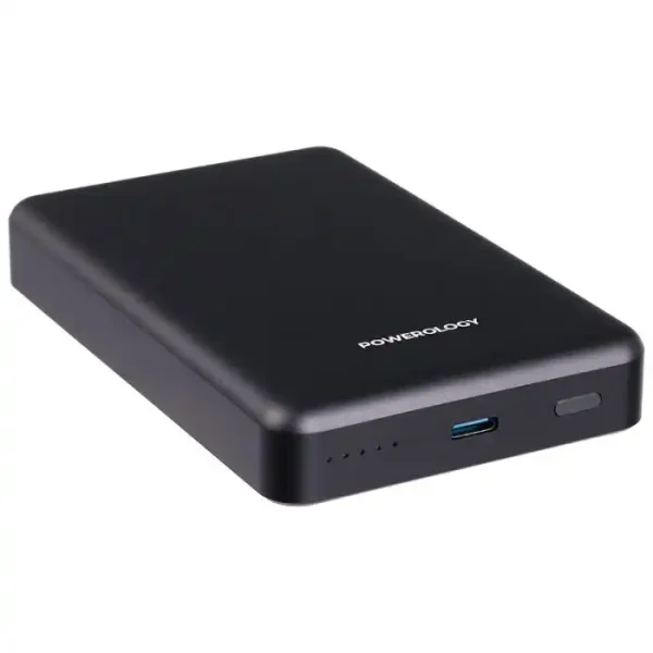 پاور بانک بی سیم فست شارژ 10000 پاورولوجی PPBCHA34 PD 20W