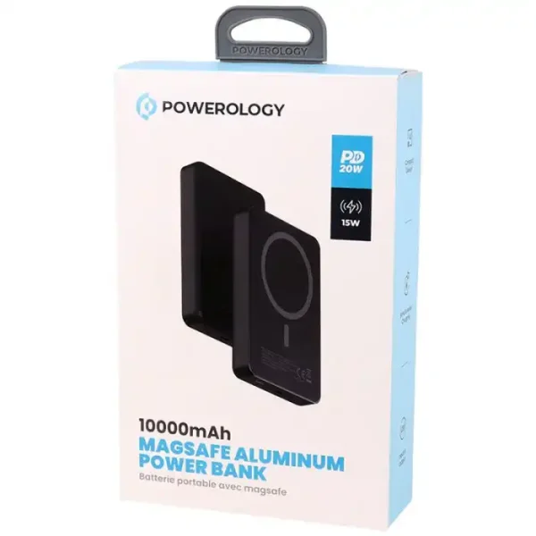 پاور بانک بی سیم فست شارژ 10000 پاورولوجی PPBCHA34 PD 20W