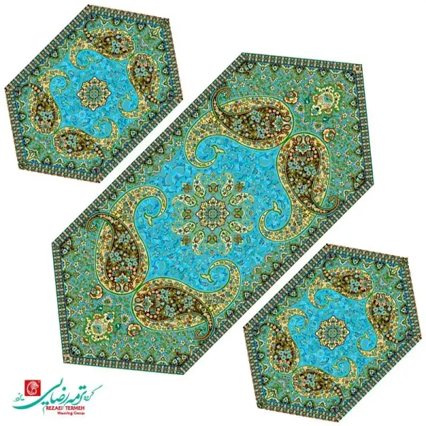 رومیزی جلو مبلی ترمه طرح سپند