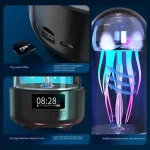 چراغ خواب عروس دریایی اسپیکر دار و ساعت دار Jellyfish
