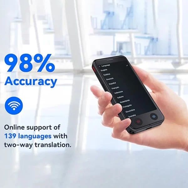 دستگاه مترجم زبان دوطرفه با هوش مصنوعی Ai translator A40 Lite