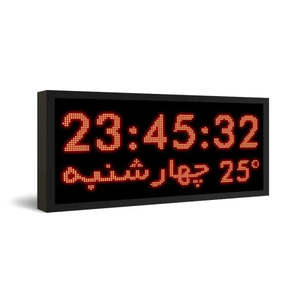 ساعت دیجیتال دیواری بسیاربزرگ 40*100 سانت مدل SVC