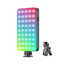 نور RGB شارژی D10S با باتری 3000 میلی آمپری