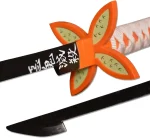شمشیر چوبی 1 متری مدل شینوبو کوچو طرح شیطان کش Demon Slayer کد 02