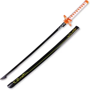 شمشیر چوبی 1 متری مدل شینوبو کوچو طرح شیطان کش Demon Slayer کد 02