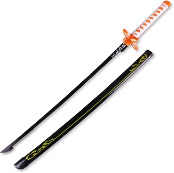 شمشیر چوبی 1 متری مدل شینوبو کوچو طرح شیطان کش Demon Slayer کد 02