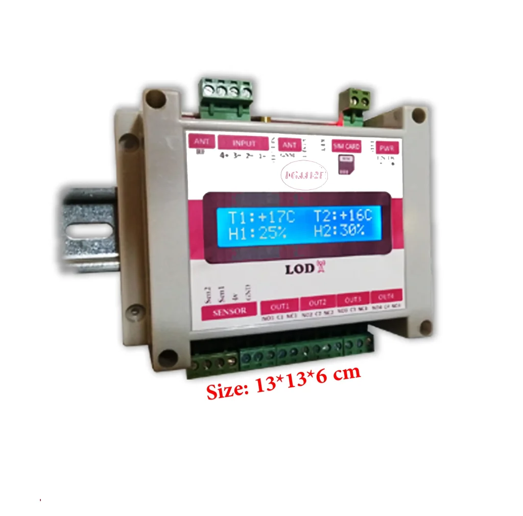 کنترل پیامکی 4 کاناله تایمردار با نمایشگر LG4412ML