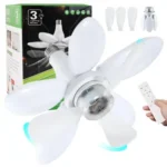 چراغ پنکه‌دار تاشو LED مدل Folding Fan Light با کنترل
