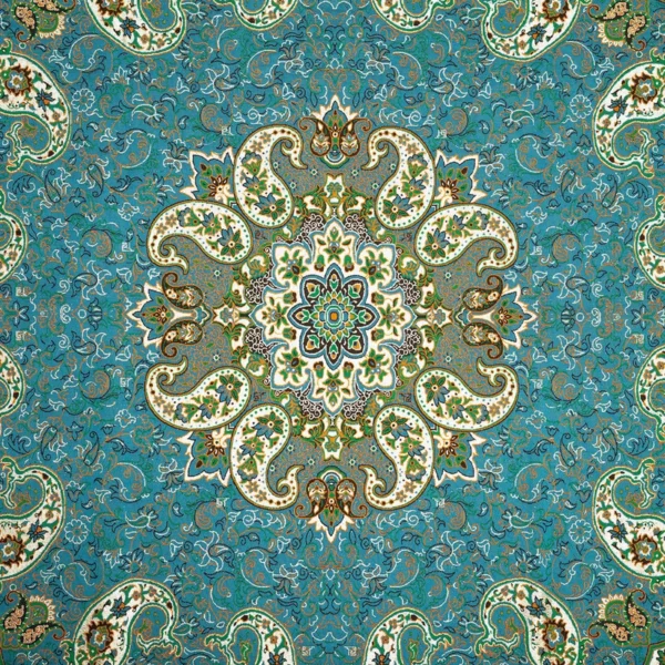 رومیزی ترمه شیک طرح مربع سپهر
