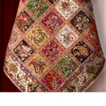 رومیزی ترمه مربع طرح پارسیان