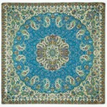 رومیزی ترمه شیک طرح مربع سپهر