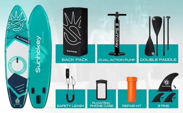 پدل برد SUNHOKEY مدل Turquoise Ocean