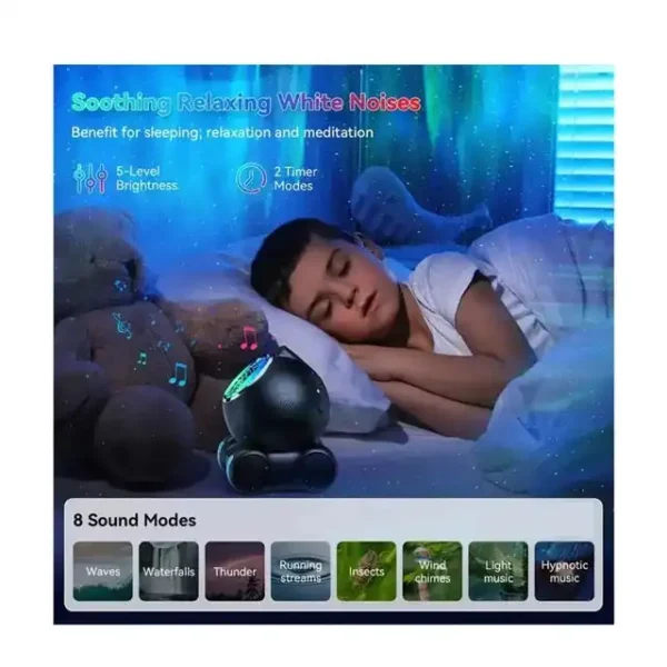 پارتی لایت همراه با اسپیکر Galaxy مدل GP06 Pro