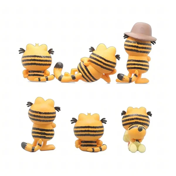 فیگورگربه گارفیلد Garfield مجموعه 6 عددی