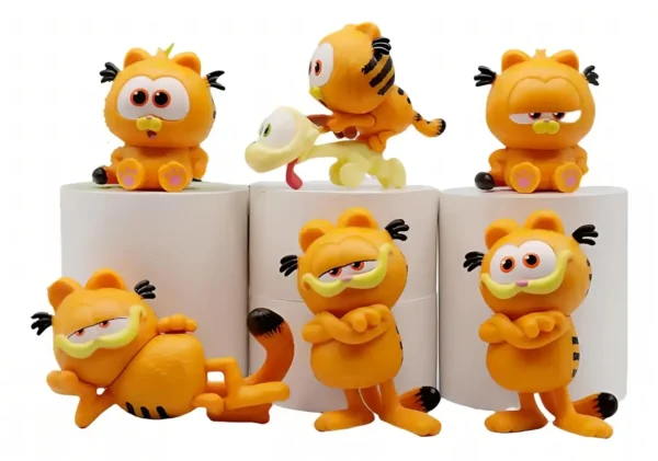 فیگورگربه گارفیلد Garfield مجموعه 6 عددی