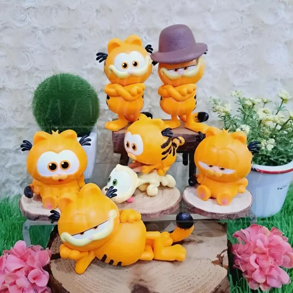 فیگورگربه گارفیلد Garfield مجموعه 6 عددی