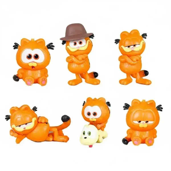 فیگورگربه گارفیلد Garfield مجموعه 6 عددی